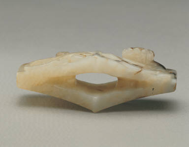 Jade guard of a sword