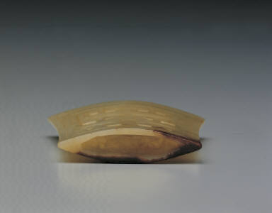 Jade chape of scabbard