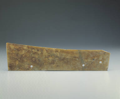 Three-holed jade knife
