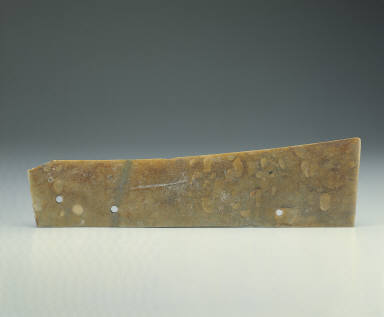 Three-holed jade knife