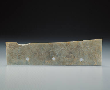 Three-holed jade knife
