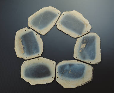 Jade circle composed of six Huang