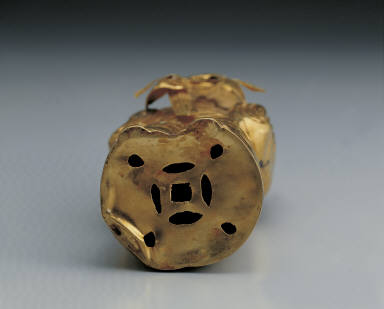 Gold sculpture of The Eight Immortals: Cao Guo-jiu