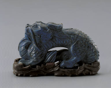 Lapis lazuli dragon