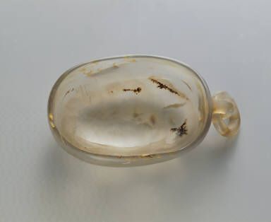 Agate water container with single handle