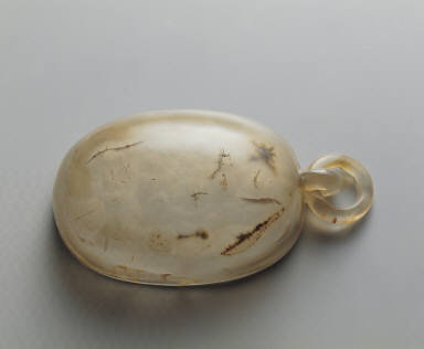 Agate water container with single handle