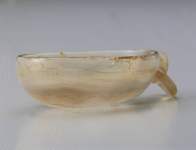 Agate water container with single handle
