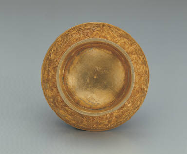 Gold box with dragon decor