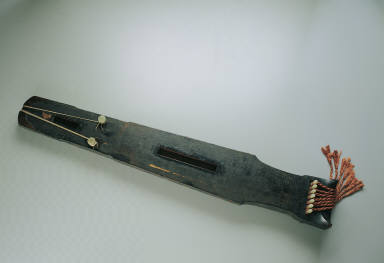 Qin, Chinese zither, with inscription attributed to Wang Hui-zhi