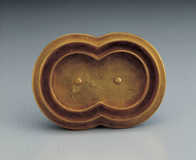 Painted enamel joined covered jars