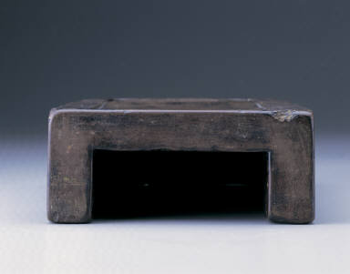 Inkstone with motif of seven stars and inscription attributed to Jiang Kui(1155-1234)