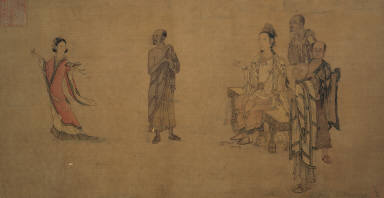 Celestial Girl Offering Flowers