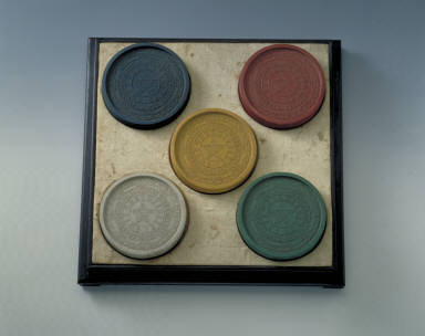 Five colors inkstone by Fang Yulu