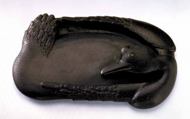 Old Duan stone inkstone shaped like a goose