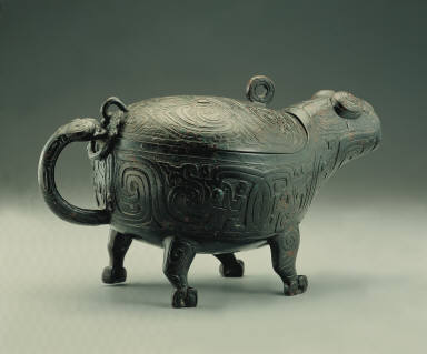 Bronze Yi vessel with Fu Shu inscription