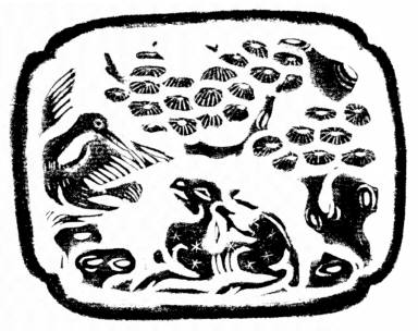 Gilt ru-yi scepter with jade inlays on the medallions and decorations of assorted auspicous motifs on the shaft