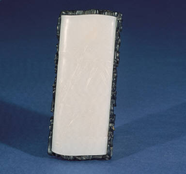 Sheep's suet jade arm- rest