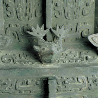 Bronze square Zun vessel with Ya Chou inscription