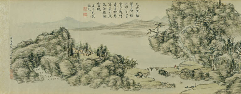 Peaks and Trees in Mountain Mists