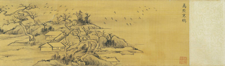 The Ten Ten-thousands (Myriad Crows over a Wintry River)