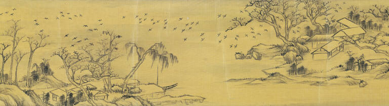 The Ten Ten-thousands (Myriad Crows over a Wintry River)