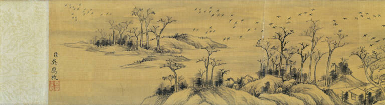 The Ten Ten-thousands (Myriad Crows over a Wintry River)