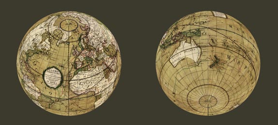 Globo terrestre / Cassini, Giovanni Maria / 1790