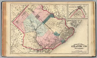 Topographical map of Atlantic Co., New Jersey. (1872)
