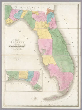 Map of Florida. / Burr, David H., 1803-1875 / 1839