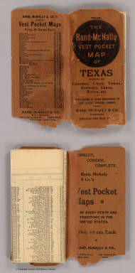 Cover: Texas. / Rand McNally and Company / 1902