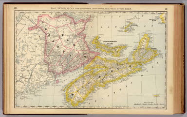 New Brunswick, Nova Scotia, and Prince Edward Island. / Rand McNally and Company / 1879