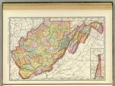 West Virginia. / Rand McNally and Company / 1897