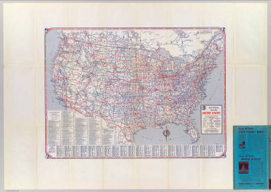 Road map United States. / Rand McNally and Company / 1947