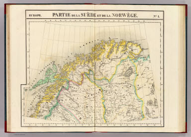 Partie, Suede, Norwege. Europe 1. / Vandermaelen, Philippe, 1795-1869 / 1827