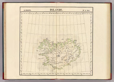 Islande. Europe 1 bis. / Vandermaelen, Philippe, 1795-1869 / 1827