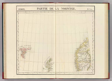 Partie, Norwege. Europe 3. / Vandermaelen, Philippe, 1795-1869 / 1827