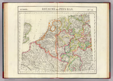 Royaume des Pays-Bas. Europe 13. / Vandermaelen, Philippe, 1795-1869 / 1827