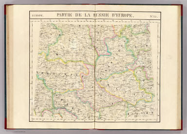 Partie, Russie d'Europe. Europe 15. / Vandermaelen, Philippe, 1795-1869 / 1827