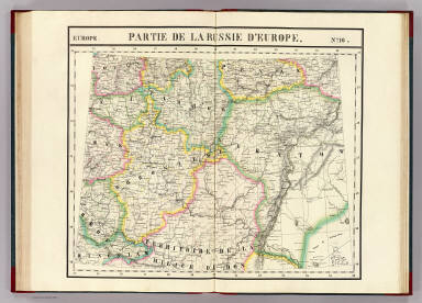 Partie, Russie d'Europe. Europe 16. / Vandermaelen, Philippe, 1795-1869 / 1827