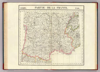 Partie, la France. Europe 19. / Vandermaelen, Philippe, 1795-1869 / 1827