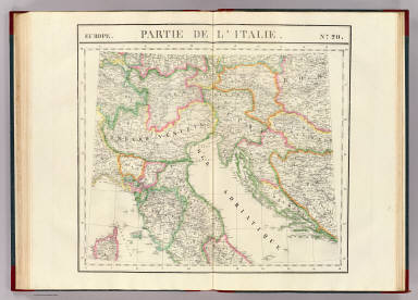 Partie, l'Italie. Europe 20. / Vandermaelen, Philippe, 1795-1869 / 1827