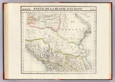 Partie, Russie d'Europe. Europe 23. / Vandermaelen, Philippe, 1795-1869 / 1827