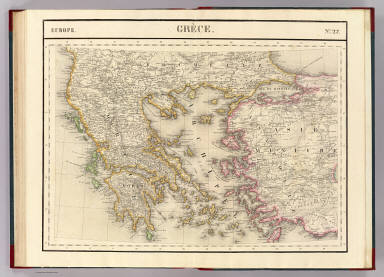 Grece. Europe 27. / Vandermaelen, Philippe, 1795-1869 / 1827