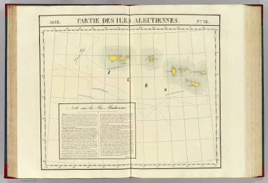 Partie, Iles Aleutiennes. Asie 38. / Vandermaelen, Philippe, 1795-1869; Delavault, A. / 1827