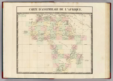 Carte d'assemblage de l'Afrique. / Vandermaelen, Philippe, 1795-1869 / 1827