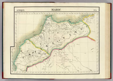 Maroc. Afrique 1. / Vandermaelen, Philippe, 1795-1869 / 1827