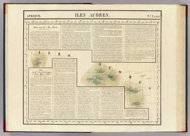 Iles Acores. Afrique 1 bis. / Vandermaelen, Philippe, 1795-1869 / 1827