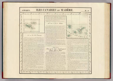 Iles Canaries et Madere. Afrique 5. / Vandermaelen, Philippe, 1795-1869 / 1827