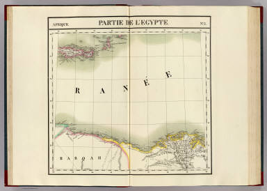 Partie, l'Egypte. Afrique 5. / Vandermaelen, Philippe, 1795-1869 / 1827