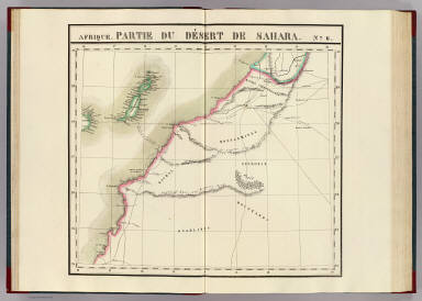 Partie, Desert de Sahara. Afrique 6. / Vandermaelen, Philippe, 1795-1869 / 1827